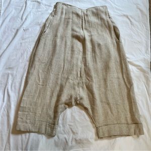 Gershon Bram Sonora Pant Cotton Linen Blend Capri Length